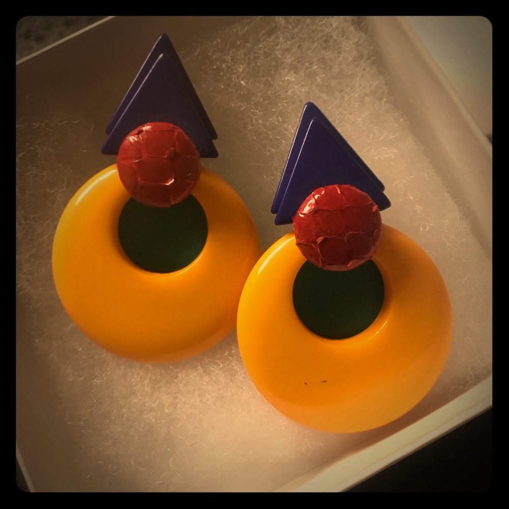 Retro 80’s Earrings!!
